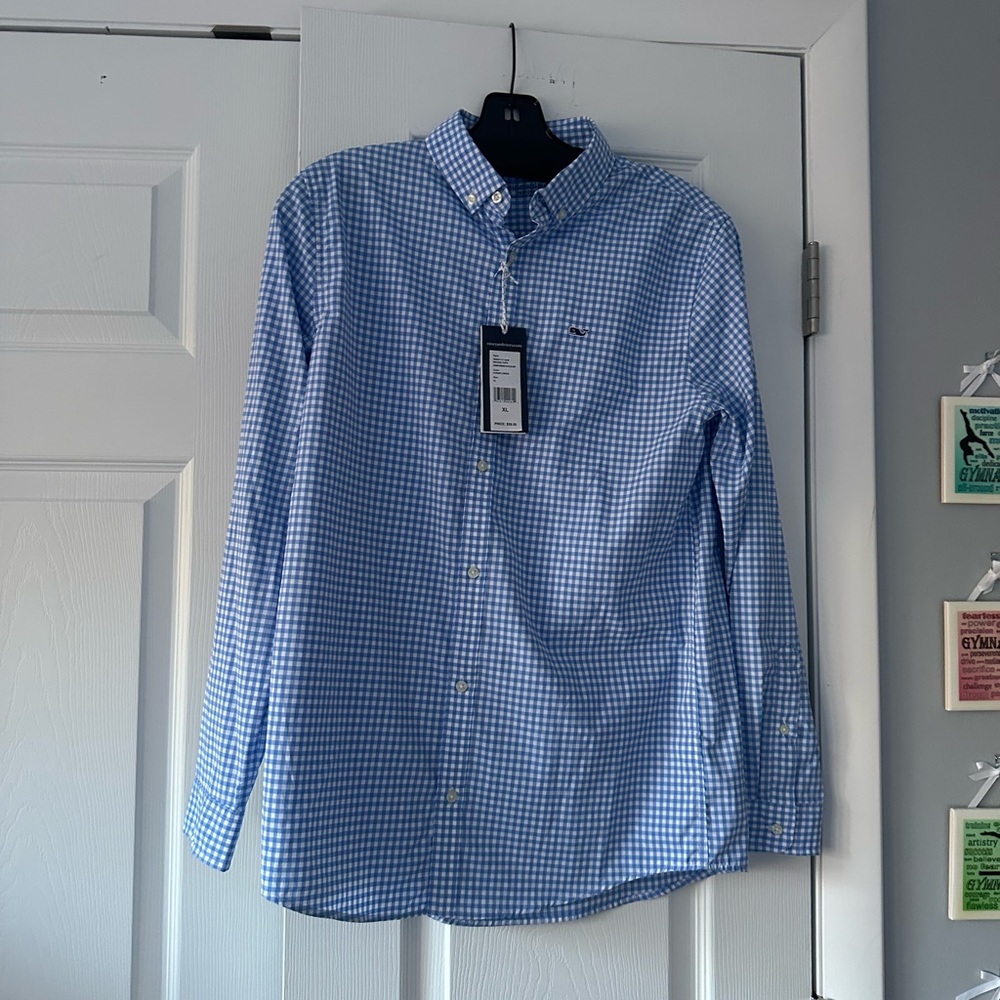 Vineyard Vines Gingham Nylon shirt